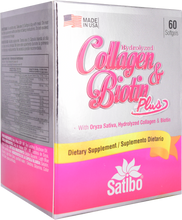 Cargar imagen en el visor de la galería, Colágeno & Biotina x 60 Cápsulas | Satibo