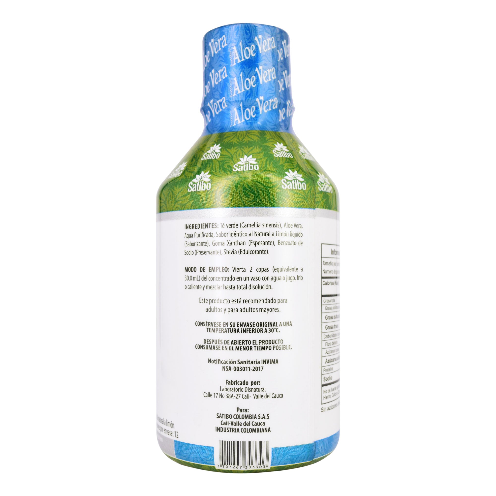 ALOE VERA JBE X 360 ML SATIBO