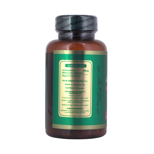 ASHAWAGANDHA X 60 CAPSULAS SATIBO