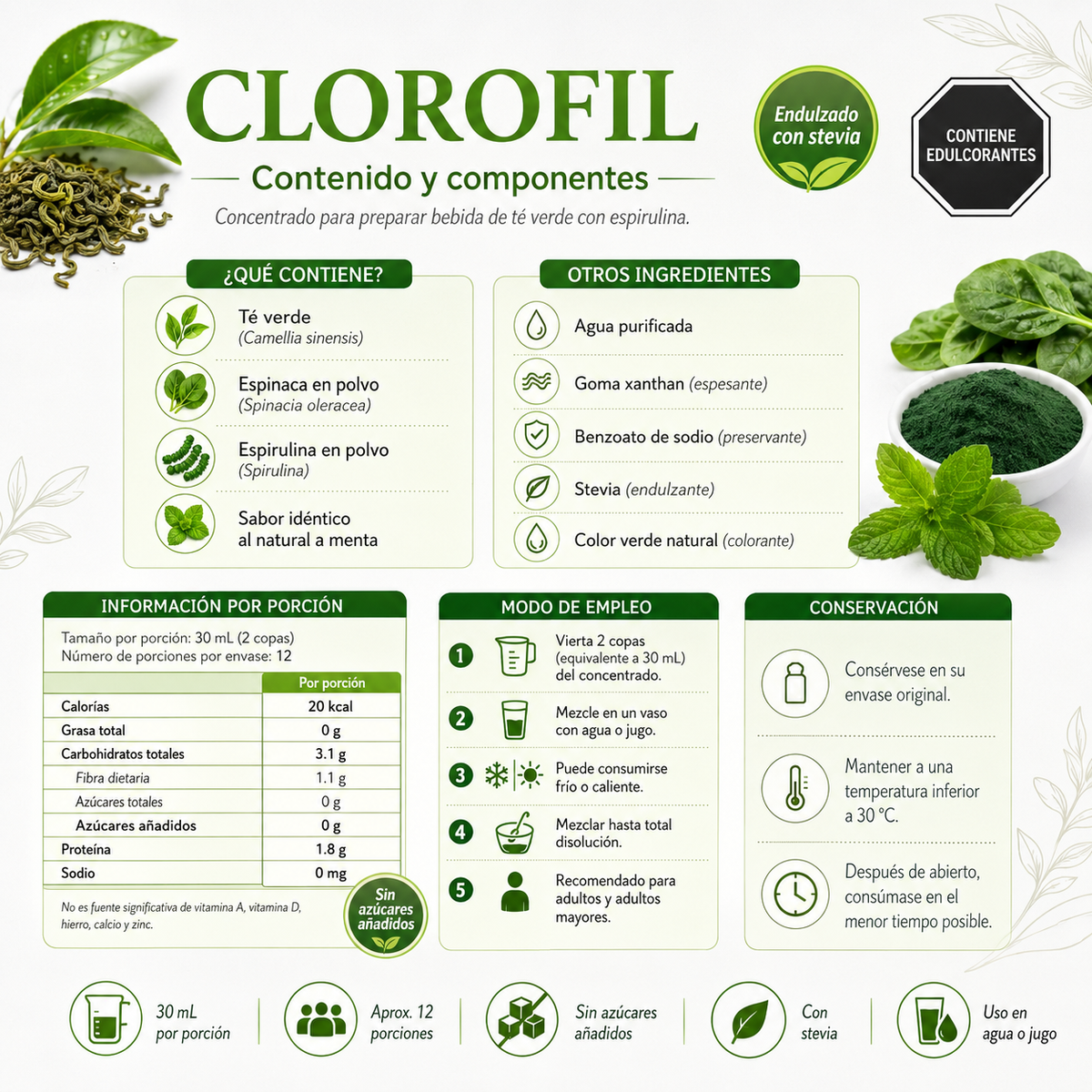 CLOROFILA JBE X 360 ML SATIBO
