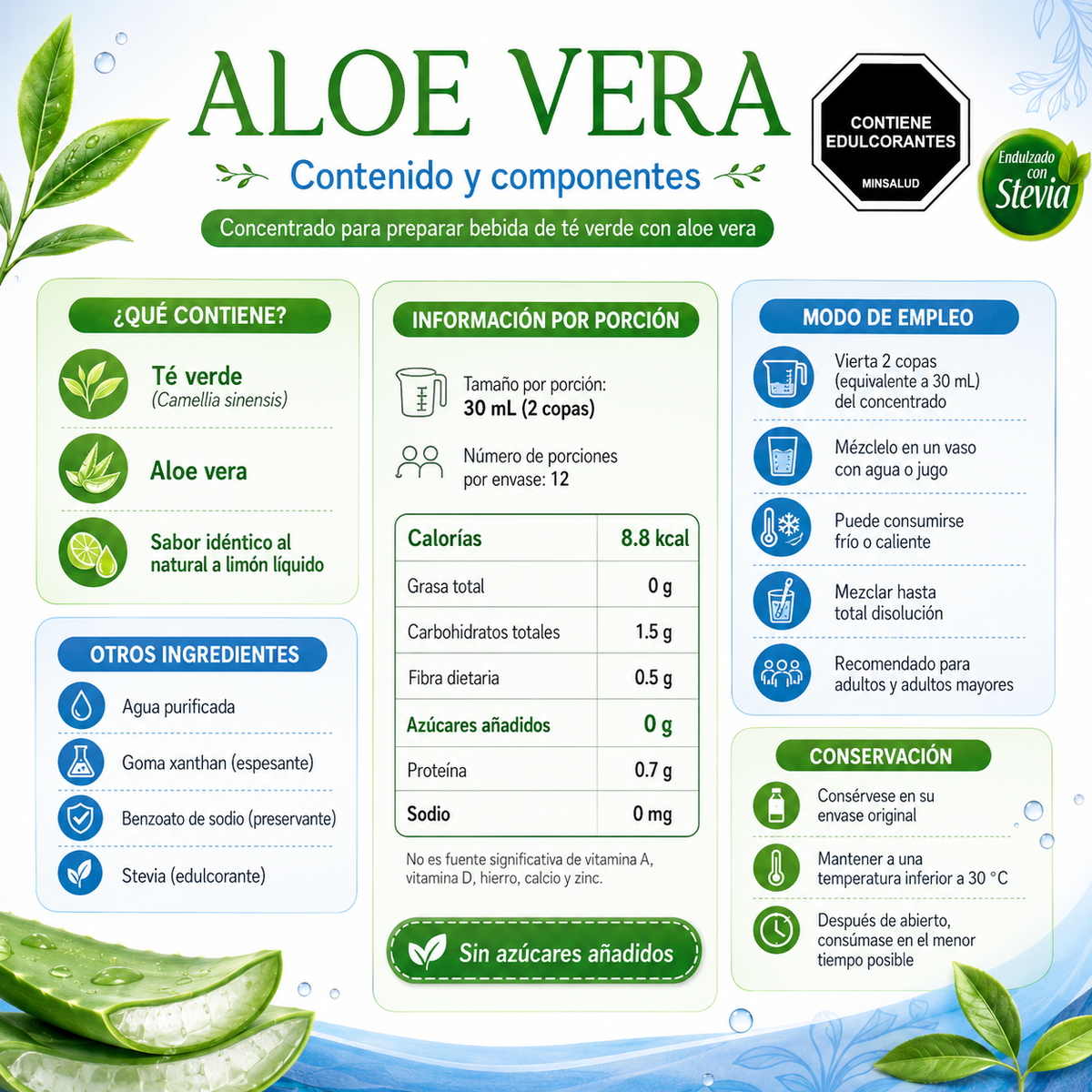 ALOE VERA JBE X 360 ML SATIBO