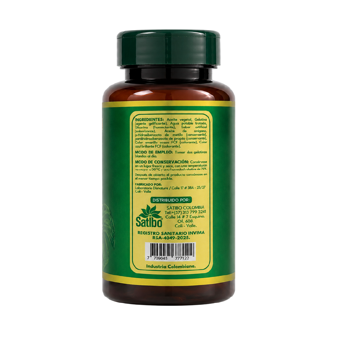 OREGANO  X 60 PERLAS SATIBO