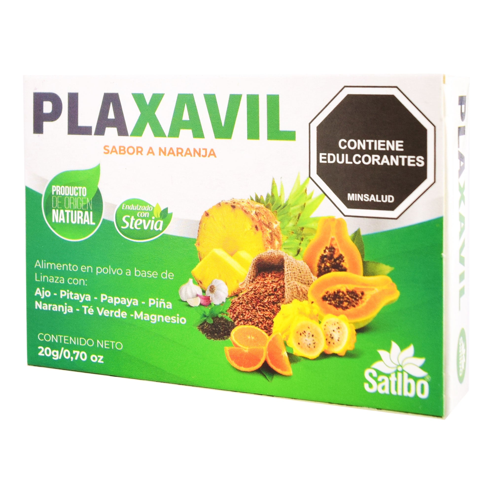 PLAXAVIL SABOR A NARANJA  20GR SATIBO